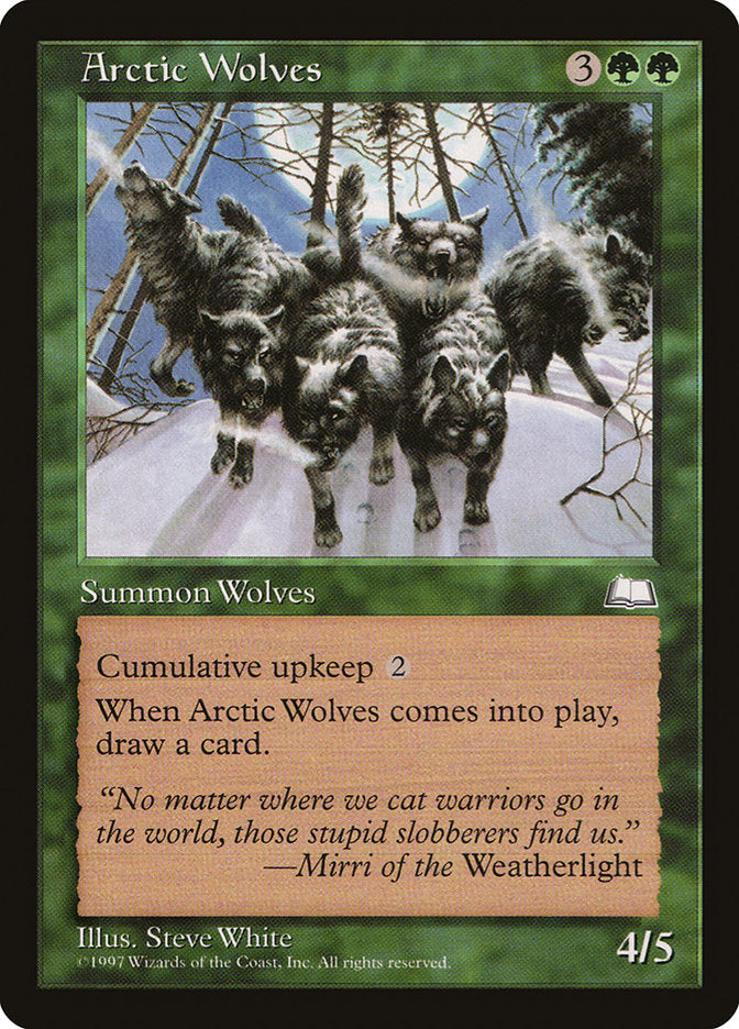 Arctic Wolves [Weatherlight] Magic: The Gathering