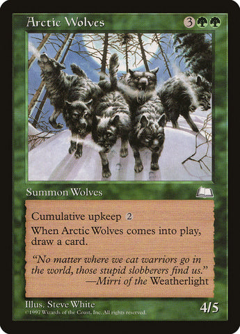 Arctic Wolves [Weatherlight] Magic: The Gathering