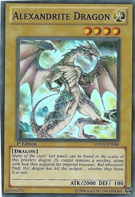 Alexandrite Dragon [PHSW-EN000] Super Rare Yu-Gi-Oh!