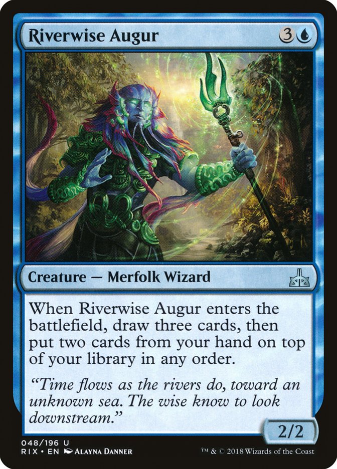 Riverwise Augur [Rivals of Ixalan] Magic: The Gathering