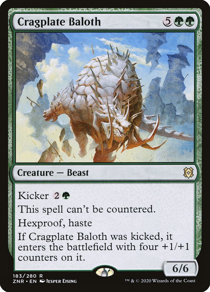 Cragplate Baloth [Zendikar Rising] Magic: The Gathering