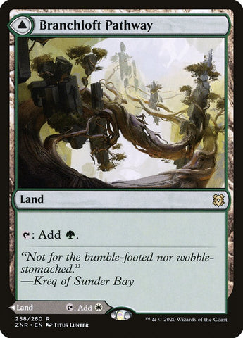 Branchloft Pathway // Boulderloft Pathway [Zendikar Rising] Magic: The Gathering