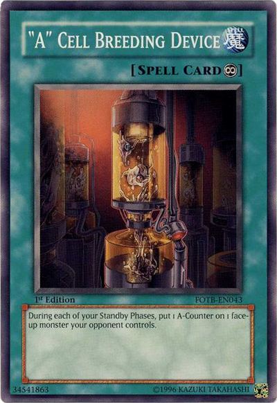 "A" Cell Breeding Device [FOTB-EN043] Common Yu-Gi-Oh!
