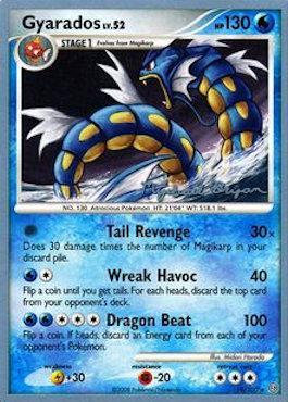 Gyarados LV.52 (19/100) (Happy Luck - Mychael Bryan) [World Championships 2010] Pokémon