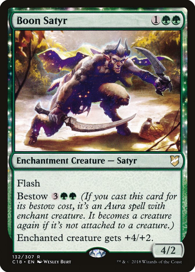 Boon Satyr [Commander 2018] Magic: The Gathering