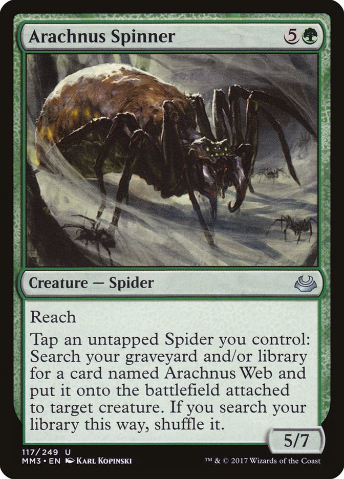 Arachnus Spinner [Modern Masters 2017] Magic: The Gathering
