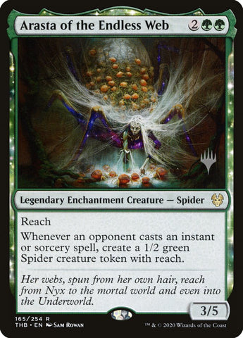 Arasta of the Endless Web (Promo Pack) [Theros Beyond Death Promos] Magic: The Gathering