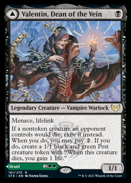 Valentin, Dean of the Vein // Lisette, Dean of the Root [Strixhaven: School of Mages] Magic: The Gathering