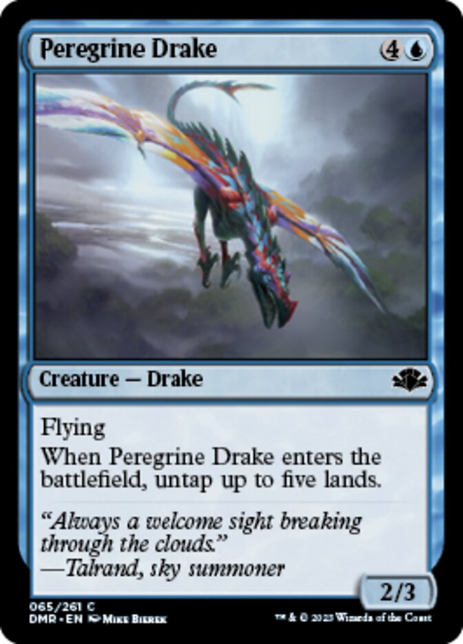 Peregrine Drake [Dominaria Remastered] Magic: The Gathering