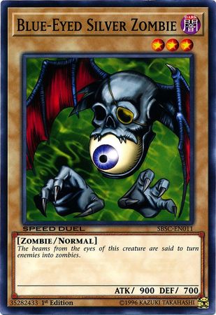 Blue-Eyed Silver Zombie [SBSC-EN011] Common Yu-Gi-Oh!