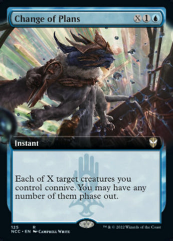 Change of Plans (Extended Art) [Streets of New Capenna Commander] Magic: The Gathering