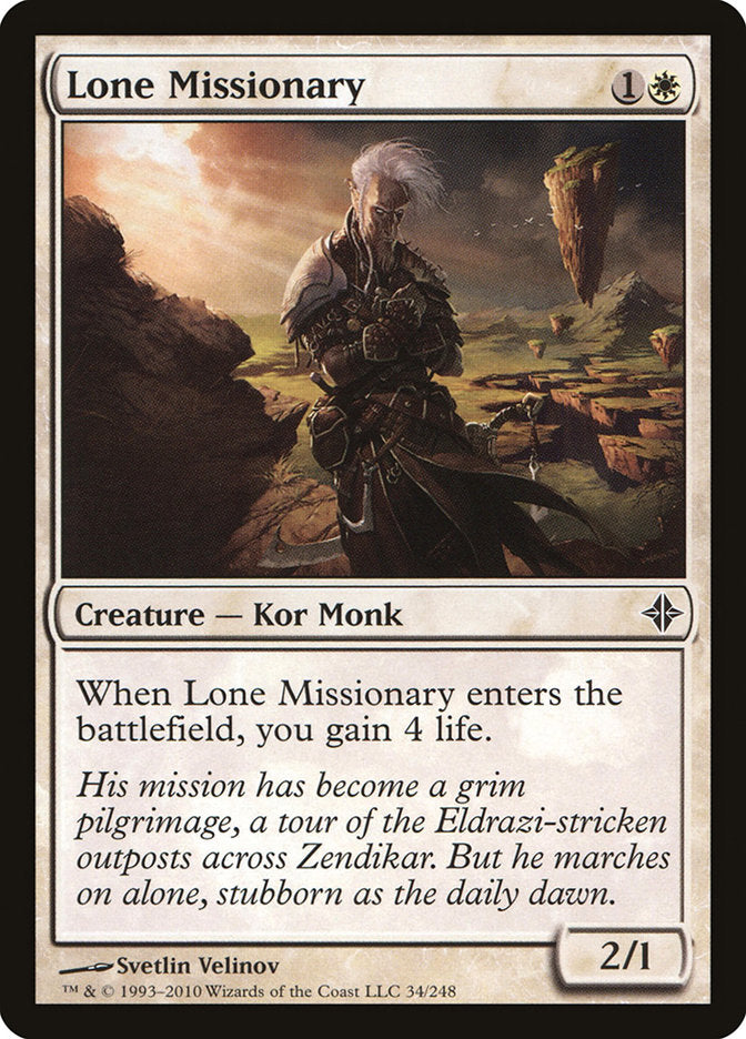 Lone Missionary [Rise of the Eldrazi] Magic: The Gathering