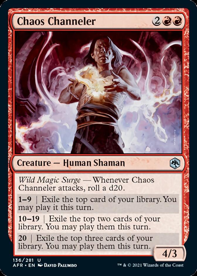 Chaos Channeler [Dungeons & Dragons: Adventures in the Forgotten Realms] Magic: The Gathering