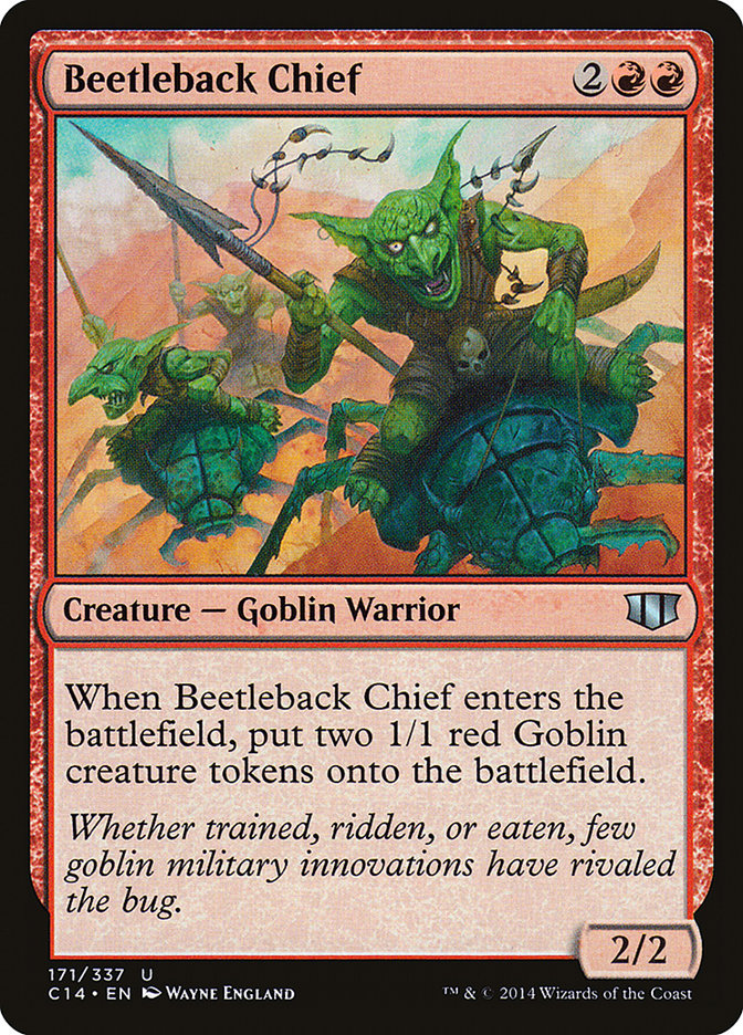 Beetleback Chief [Commander 2014] Magic: The Gathering