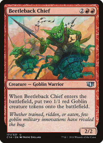 Beetleback Chief [Commander 2014] Magic: The Gathering