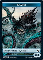 Kraken // Human Soldier (003) Double-Sided Token [Ikoria: Lair of Behemoths Tokens] Magic: The Gathering