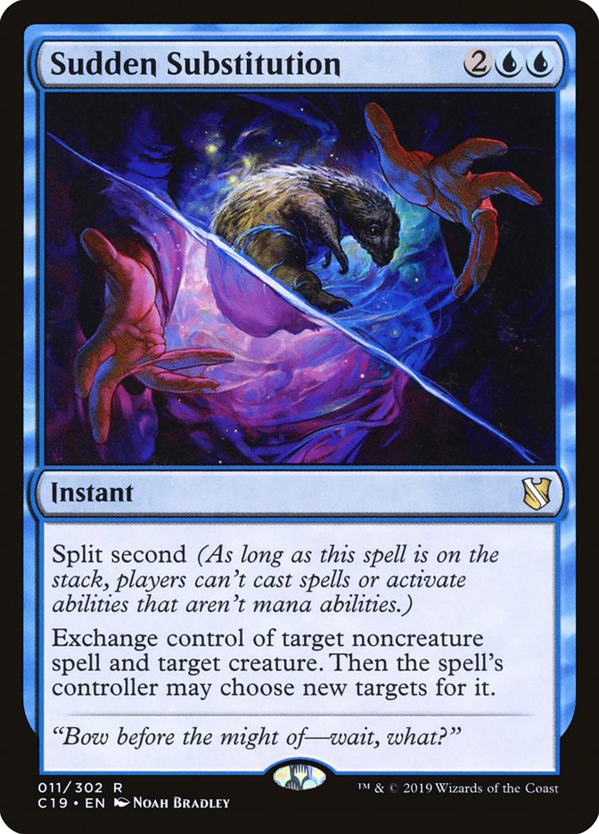 Sudden Substitution [Commander 2019] Magic: The Gathering