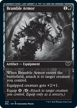 Bramble Armor (455) [Innistrad: Double Feature] Magic: The Gathering
