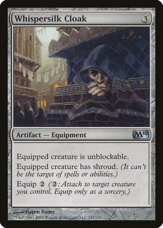 Whispersilk Cloak [Magic 2010] Magic: The Gathering