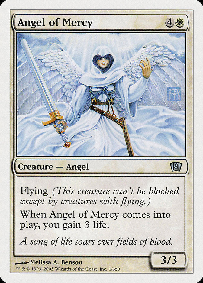 Angel of Mercy [Eighth Edition] Magic: The Gathering