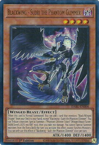 Blackwing - Sudri the Phantom Glimmer [DABL-EN004] Ultra Rare Yu-Gi-Oh!