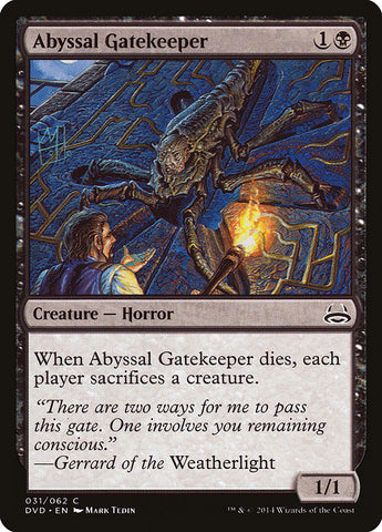 Abyssal Gatekeeper (Divine vs. Demonic) [Duel Decks Anthology] Magic: The Gathering