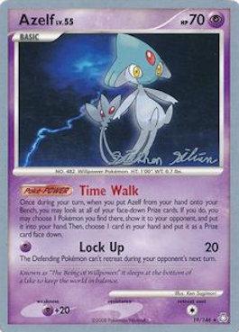 Azelf LV.55 (19/146) (Luxdrill - Stephen Silvestro) [World Championships 2009] Pokémon