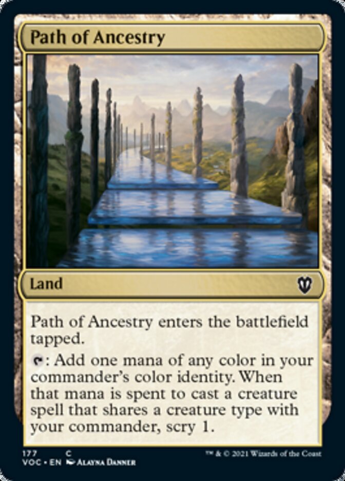 Path of Ancestry [Innistrad: Crimson Vow Commander] Magic: The Gathering