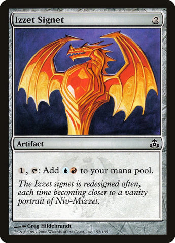 Izzet Signet [Guildpact] Magic: The Gathering