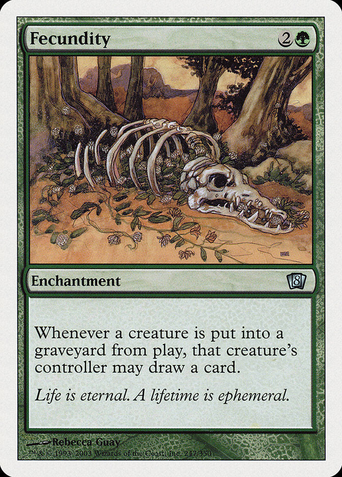 Fecundity [Eighth Edition] Magic: The Gathering