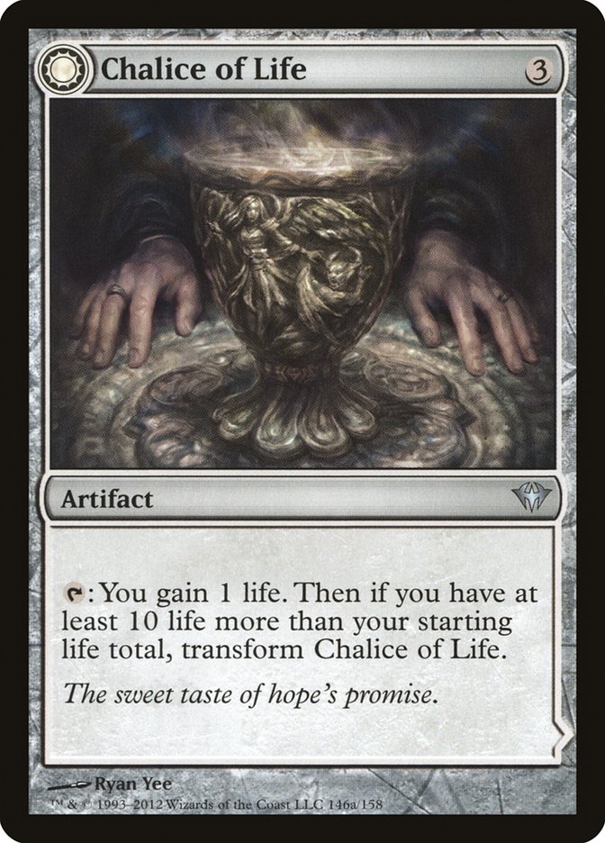 Chalice of Life // Chalice of Death [Dark Ascension] Magic: The Gathering