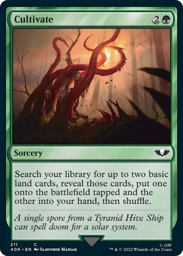 Cultivate [Warhammer 40,000] Magic: The Gathering