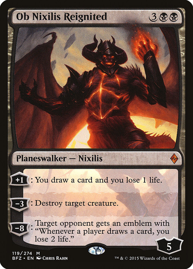 Ob Nixilis Reignited [Battle for Zendikar] Magic: The Gathering