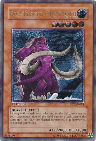 Big-Tusked Mammoth [FET-EN015] Ultimate Rare Yu-Gi-Oh!