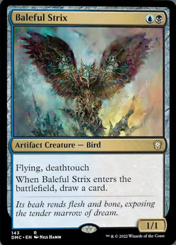 Baleful Strix [Dominaria United Commander] Magic: The Gathering