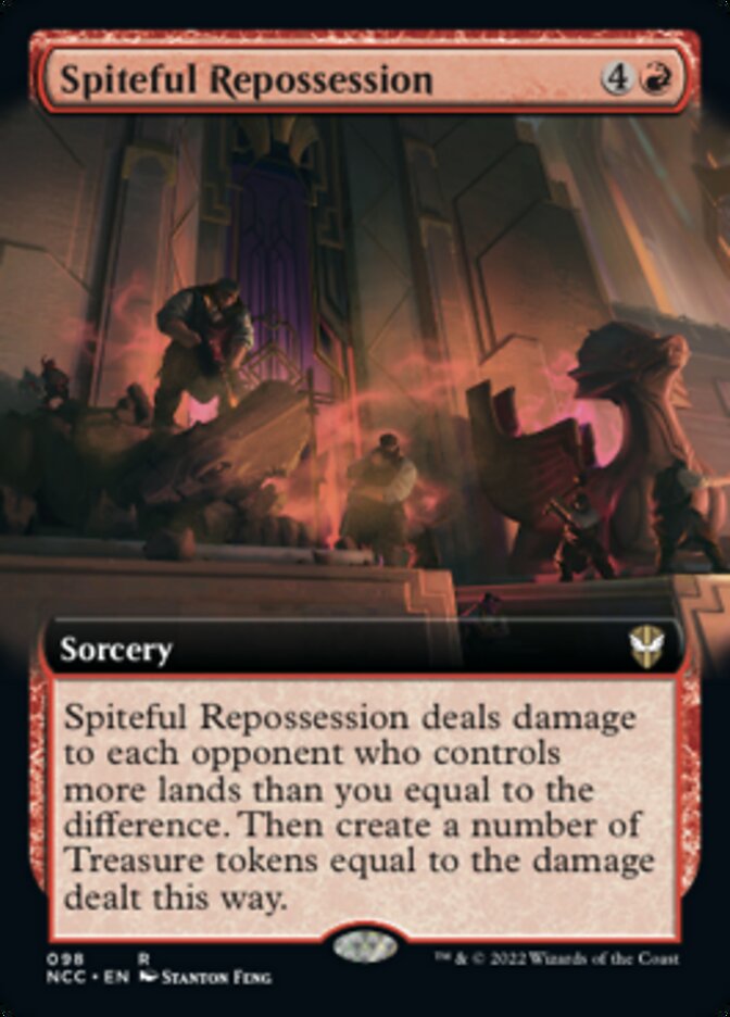 Spiteful Repossession (Extended Art) [Streets of New Capenna Commander] Magic: The Gathering