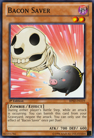 Bacon Saver [BP02-EN119] Mosaic Rare Yu-Gi-Oh!
