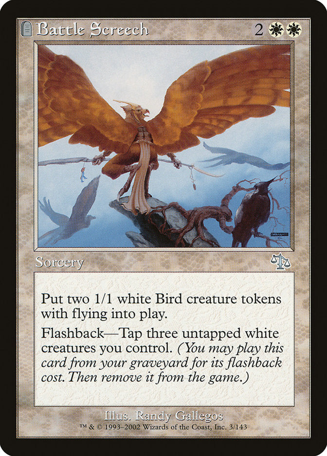 Battle Screech [Judgment] Magic: The Gathering