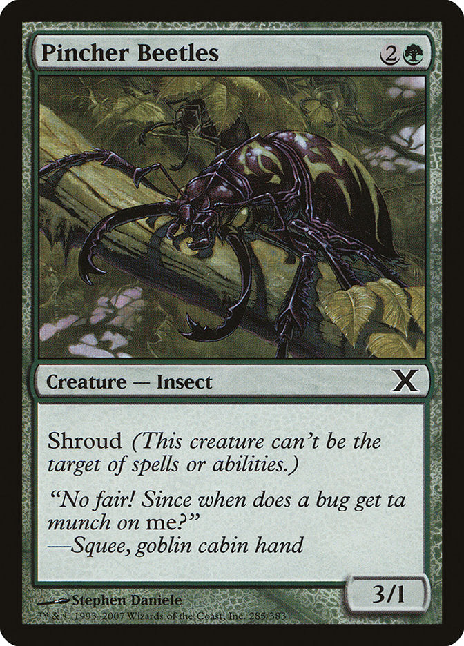 Pincher Beetles [Tenth Edition] Magic: The Gathering