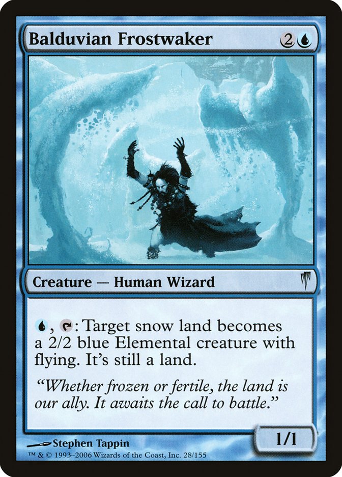 Balduvian Frostwaker [Coldsnap] Magic: The Gathering