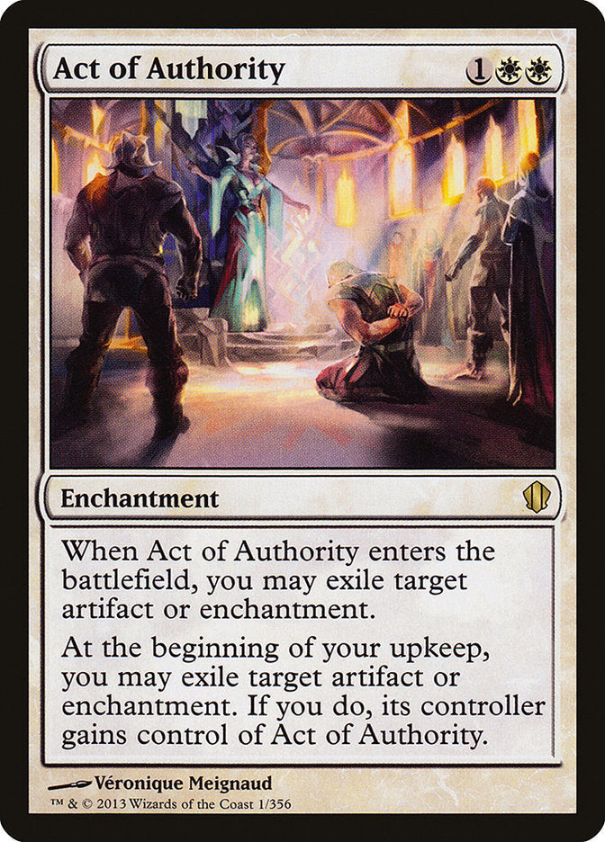 Act of Authority [Commander 2013] Magic: The Gathering