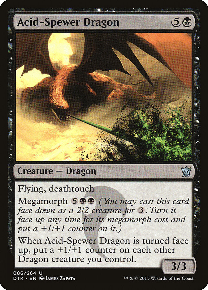 Acid-Spewer Dragon [Dragons of Tarkir] Magic: The Gathering