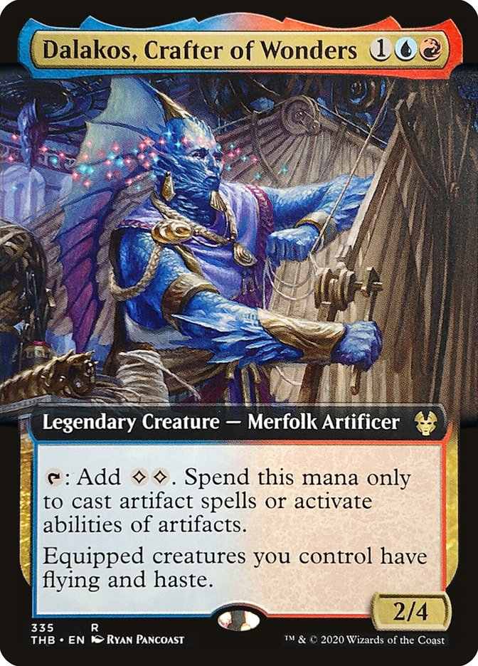 Dalakos, Crafter of Wonders (Extended Art) [Theros Beyond Death] Magic: The Gathering
