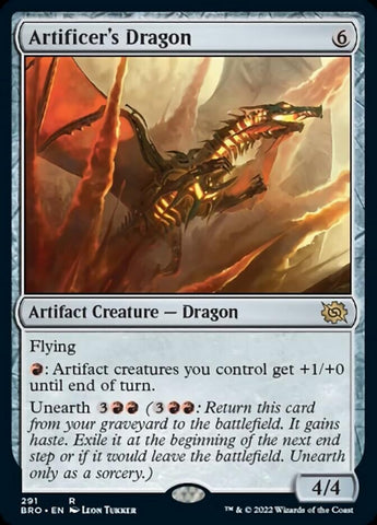 Artificer's Dragon [The Brothers' War] Magic: The Gathering