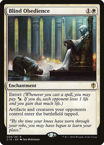 Blind Obedience [Commander 2016] Magic: The Gathering