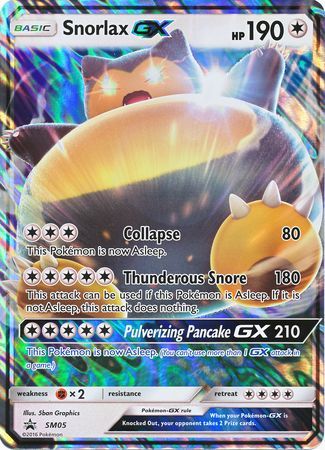 Snorlax GX (SM05) (Jumbo Card) [Sun & Moon: Black Star Promos] Pokémon