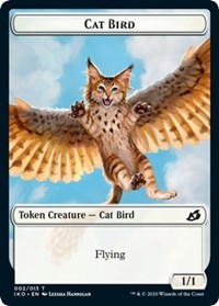 Cat Bird // Human Soldier (004) Double-Sided Token [Ikoria: Lair of Behemoths Tokens] Magic: The Gathering