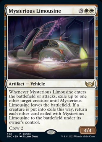Mysterious Limousine (Bundle) [Streets of New Capenna] Magic: The Gathering
