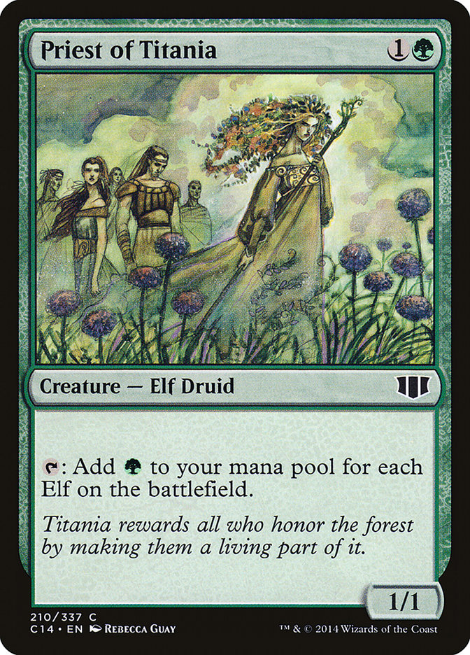 Priest of Titania [Commander 2014] Magic: The Gathering