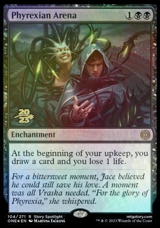 Phyrexian Arena [Phyrexia: All Will Be One Prerelease Promos] Magic: The Gathering